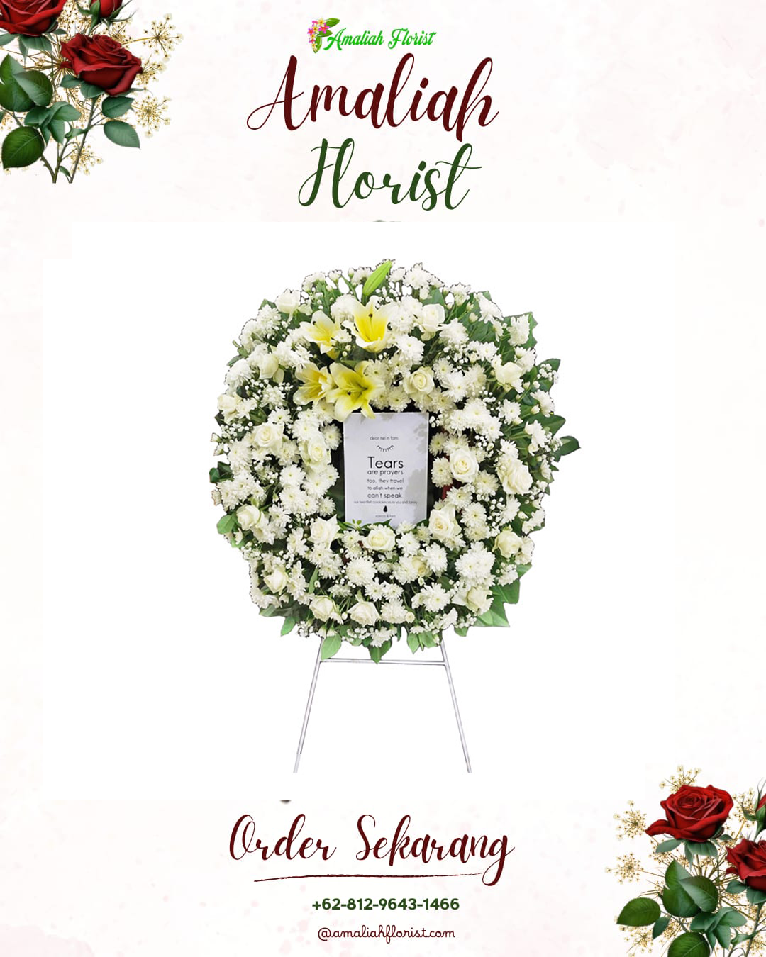 Krans Bunga Duka Bae